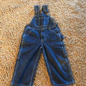 Toddler denim overalls-size 3T